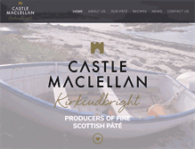 Tablet Screenshot of castlemaclellan.co.uk